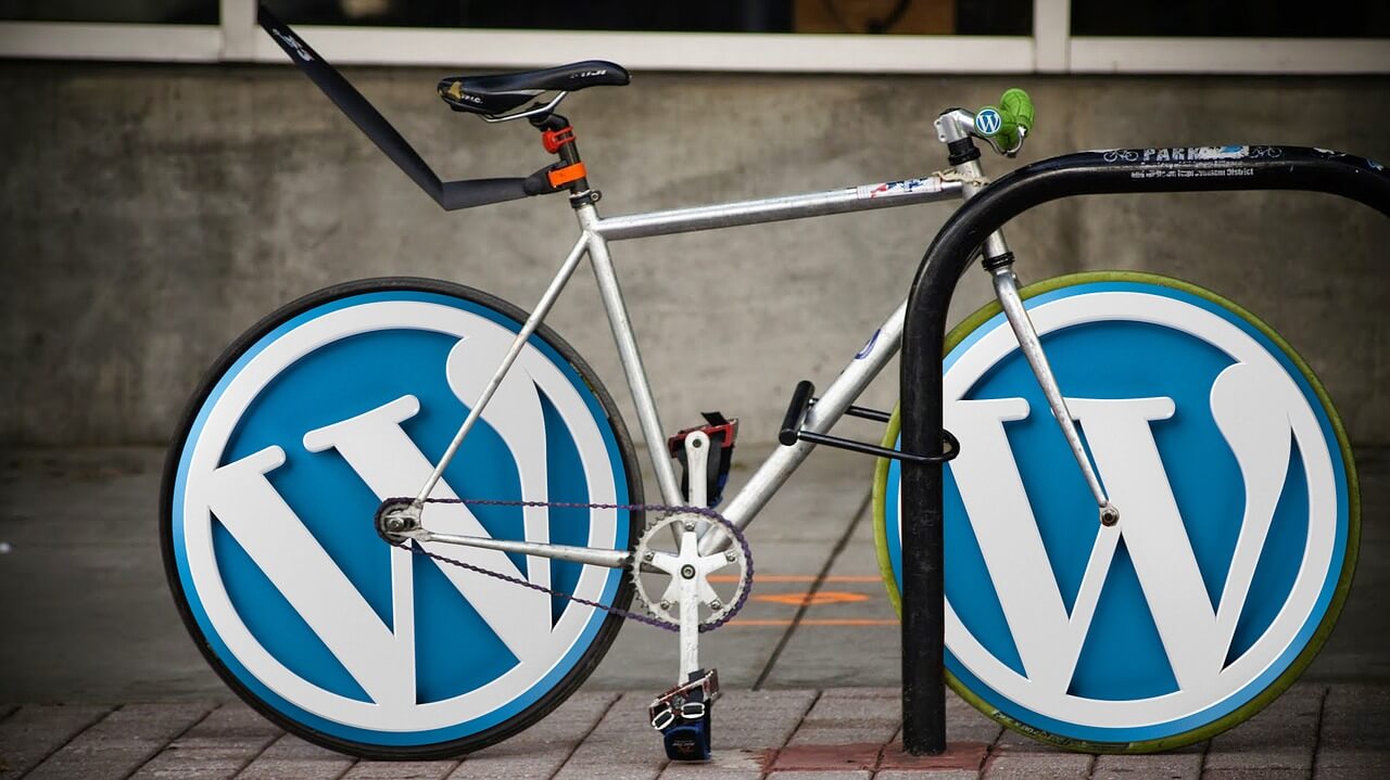 Bicycle With WordPress Wheels