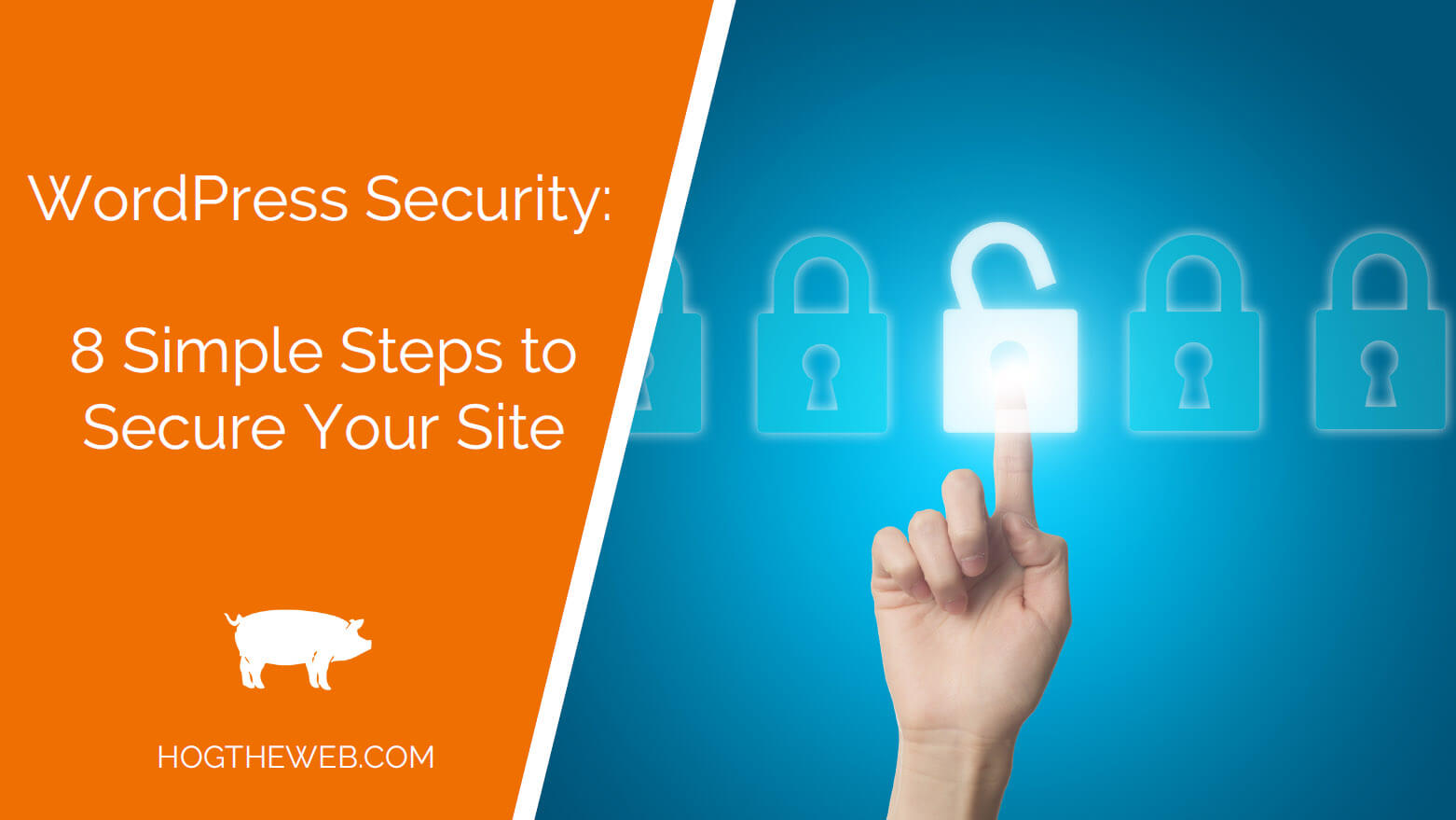 WordPress Security - 8 Simple Steps to Secure Your Site - Hog The Web