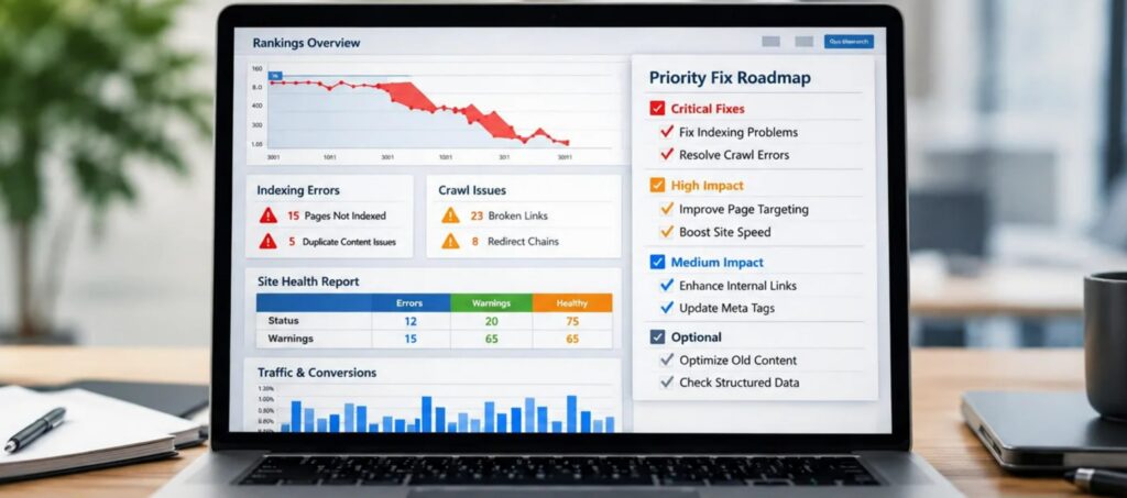 Here's why your website traffic dropped down and how to fix
